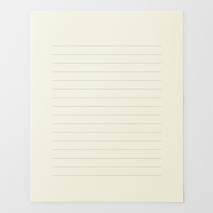 MD Letter Pad Horizontal Ruled Lines A