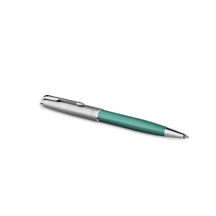 Parker Sonnet Essential SB CT Ballpoint Pen Green — Parker ballpoint pen — reliable smooth-writing everyday pen, at Cityluxe Singapore