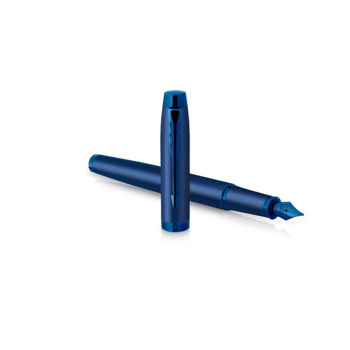 Parker IM PROFESSIONAL Fountain Pen Monochrome Blue — Parker fountain pen — precision nib writing instrument, at Cityluxe Singapore stationery store