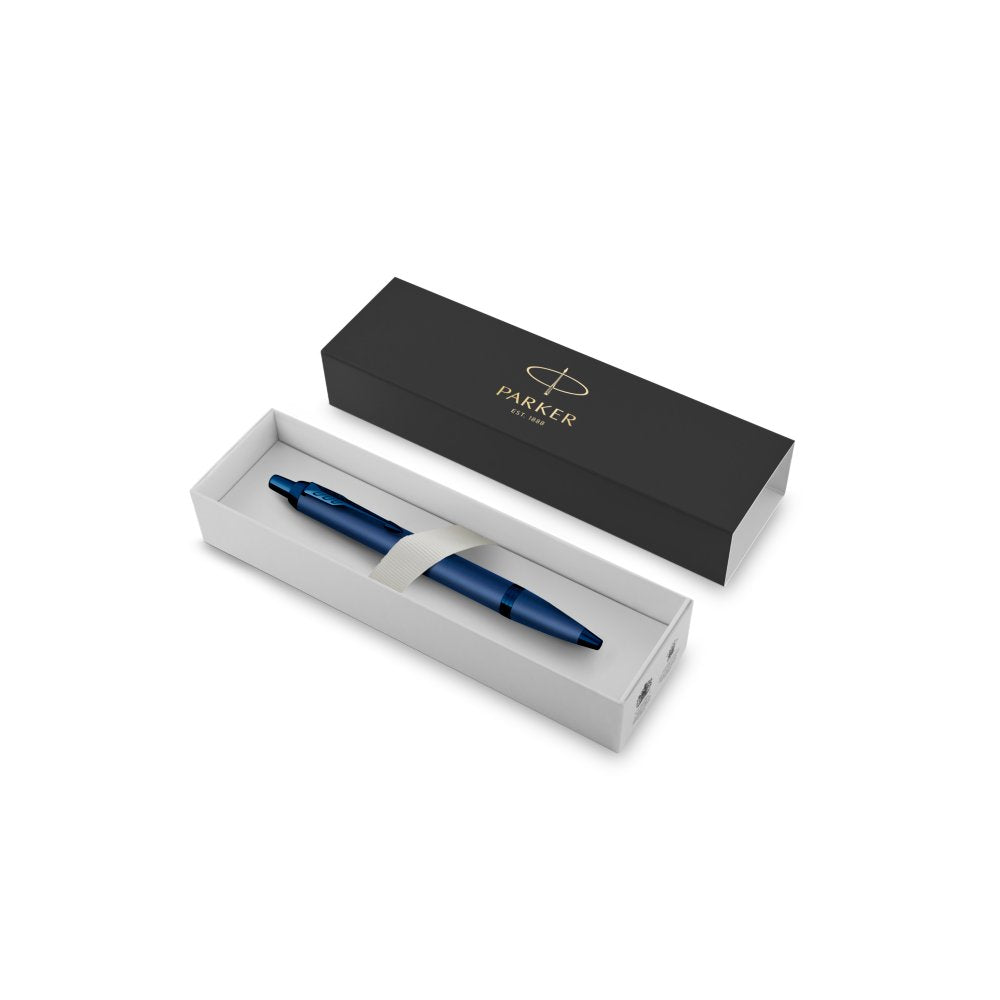 Parker IM PROFESSIONAL Ballpoint Pen Monochrome Blue — Parker ballpoint pen — reliable smooth-writing everyday pen, at Cityluxe Singapore