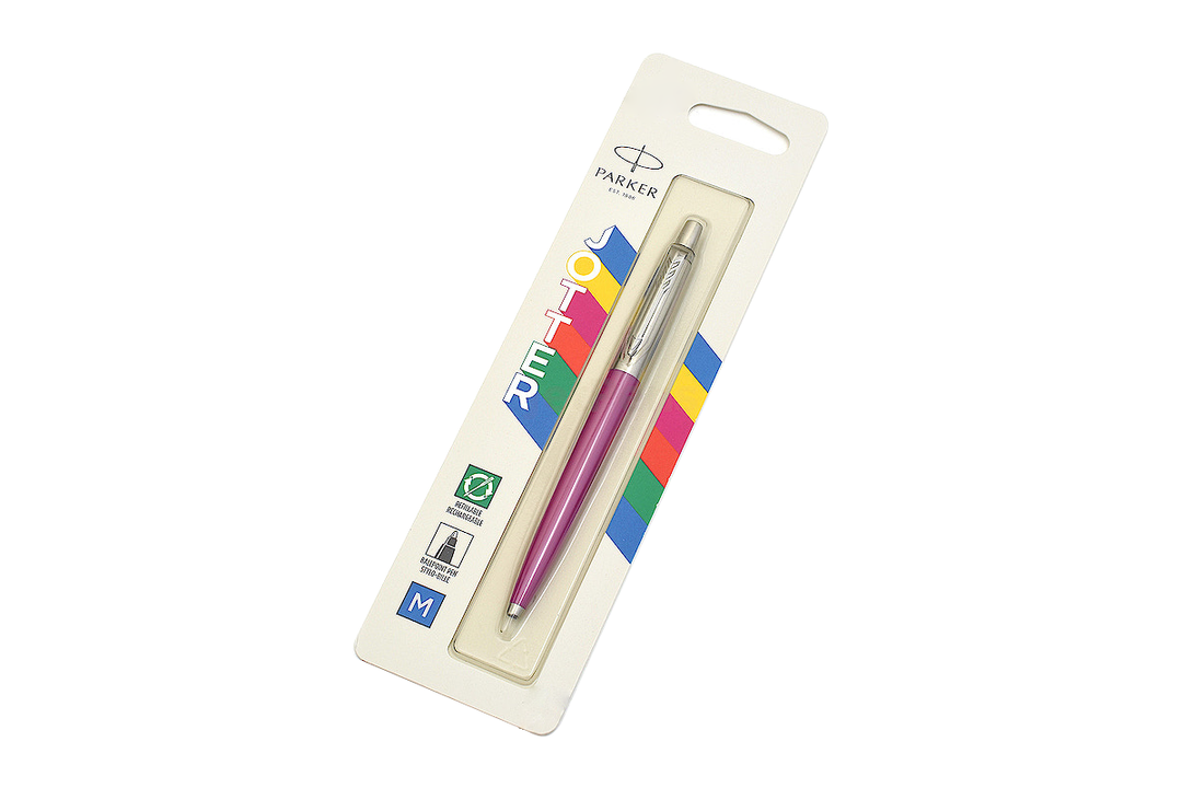 Parker Jotter Originals Magenta Ballpoint Pen — Parker ballpoint pen — reliable smooth-writing everyday pen, at Cityluxe Singapore