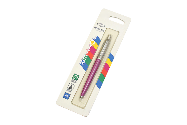 Parker Jotter Originals Magenta Ballpoint Pen — Parker ballpoint pen — reliable smooth-writing everyday pen, at Cityluxe Singapore