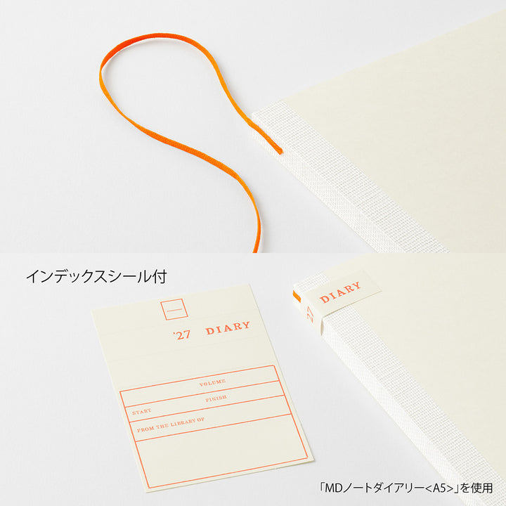 Midori B6 Slim Notebook Diary 2027