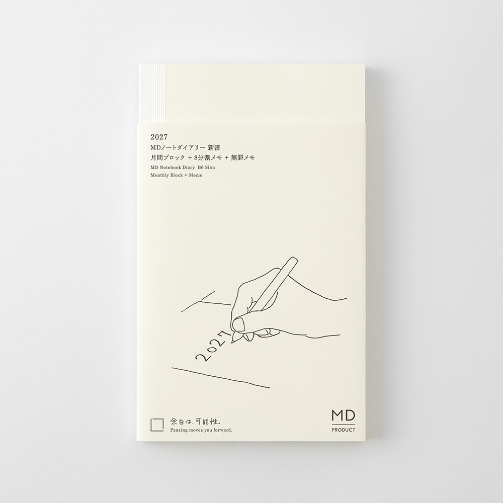 Midori B6 Slim Notebook Diary 2027