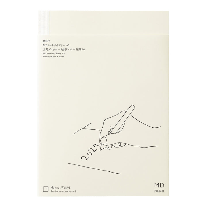 Midori A5 Slim Notebook Diary 2027