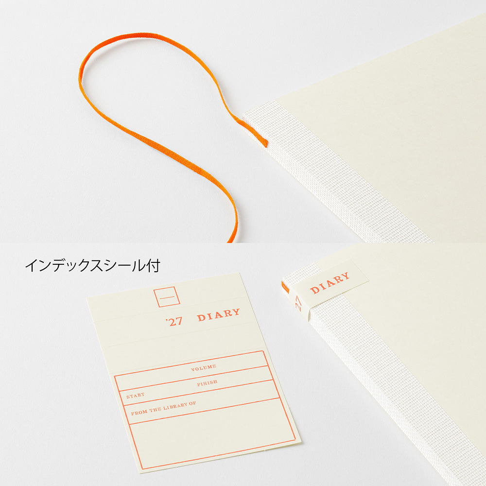 Midori A5 Thin Notebook Diary 2027