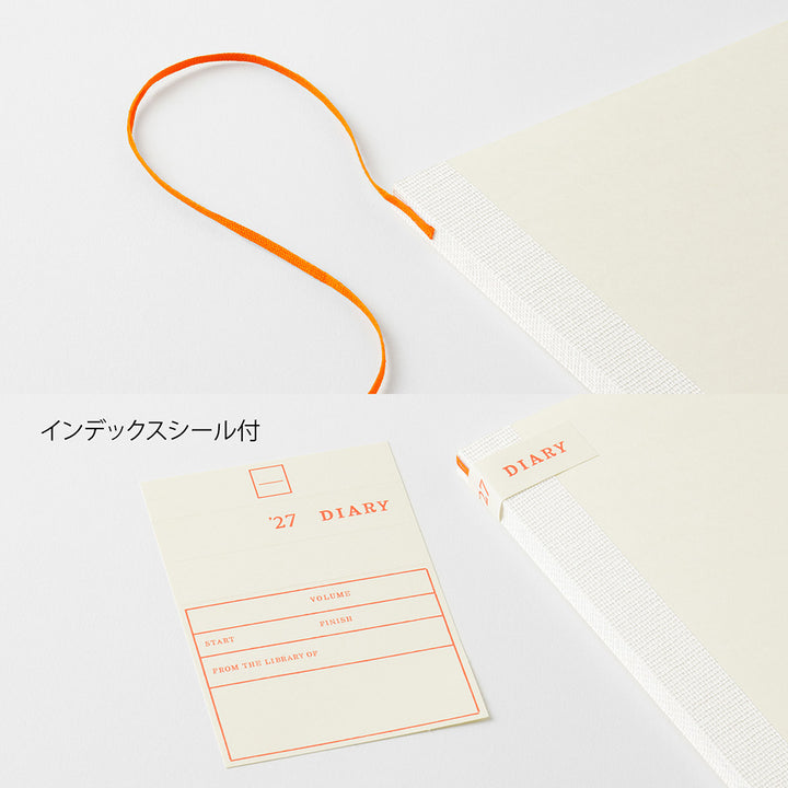 Midori A5 Thin Notebook Diary 2027