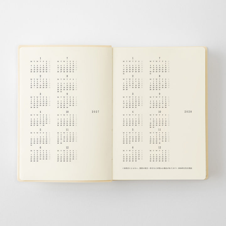 Midori A6 Notebook Diary 1 Day 1 Page 2027