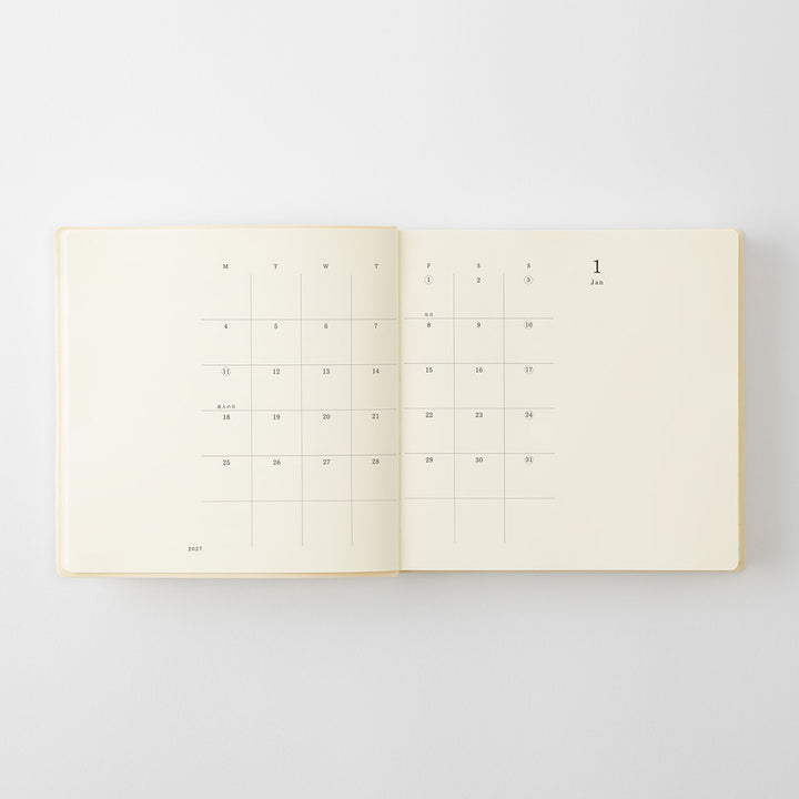 Midori A5 Square Notebook Diary 1 Day 1 Page 2027