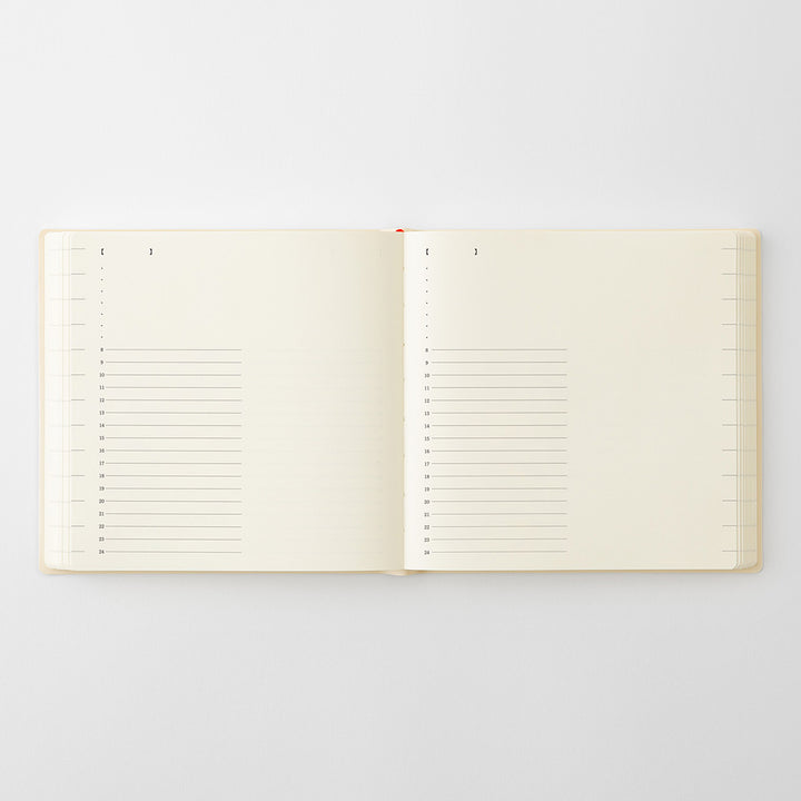 Midori A5 Square Notebook Diary 1 Day 1 Page 2027