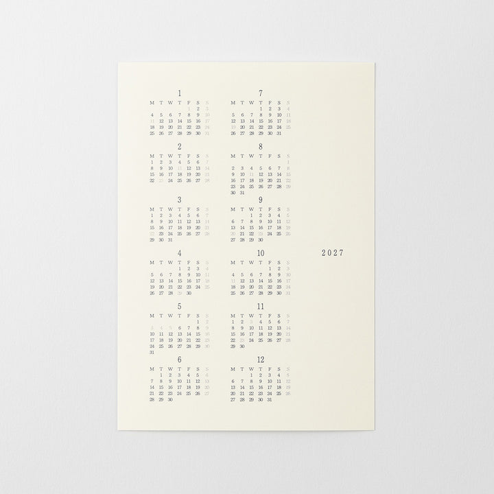 Midori S Diary Sticker 2027