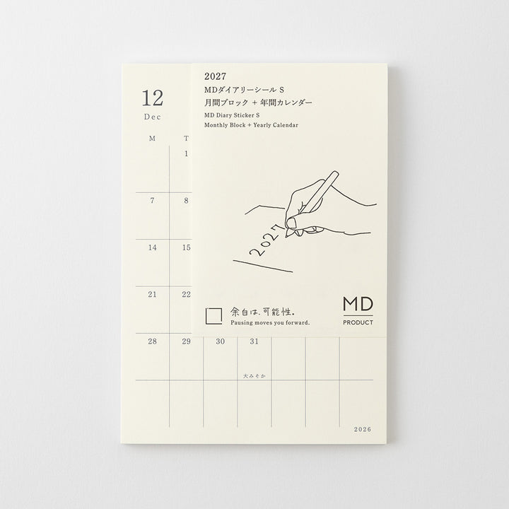 Midori S Diary Sticker 2027