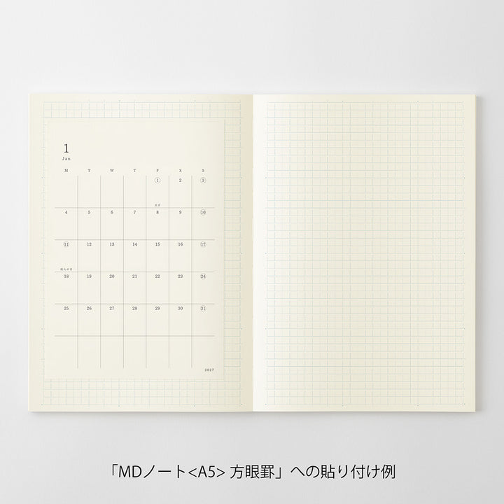 Midori M Diary Sticker 2027