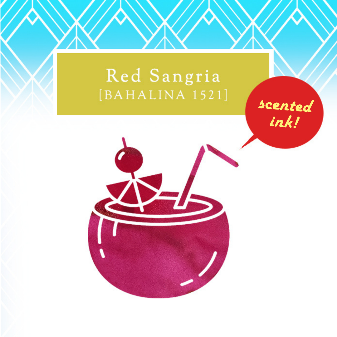 Vinta Inks Summer Cocktails 30ml Bottled Ink - Red Sangria [Bahalina 1521]