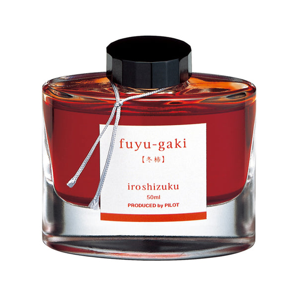 Load image into Gallery viewer, Pilot Iroshizuku 50ml Ink Bottle Fountain Pen Ink - Fuyu-gaki (Red Orange)
