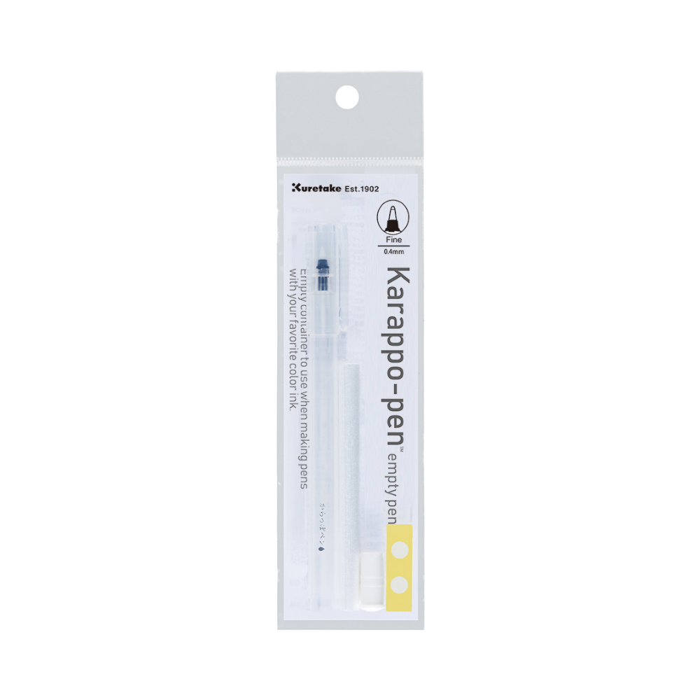 Kuretake Karappo Empty Fineliner 0.4mm - Single Pen