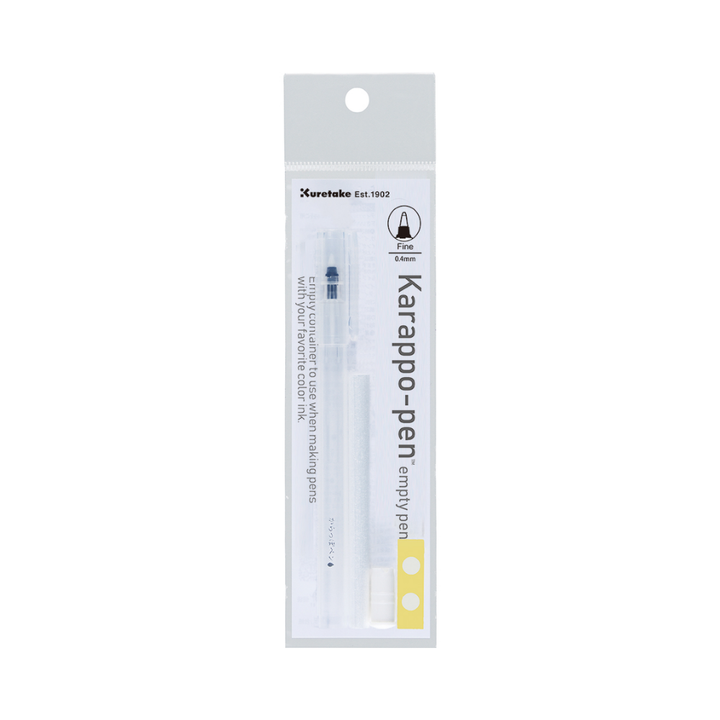 Kuretake Karappo Empty Fineliner 0.4mm - Single Pen