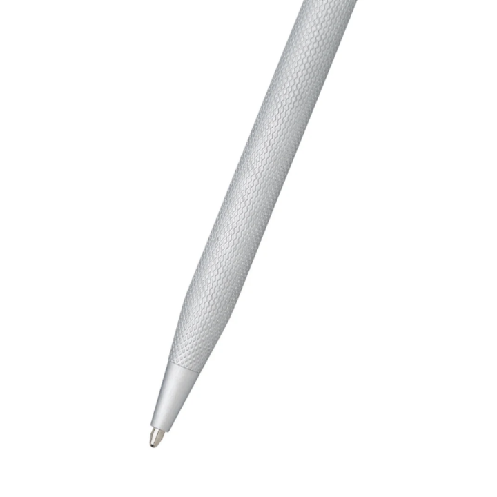Cross Classic Century Ballpoint Pen Brushed Chrome with Black Trims — Cross ballpoint pen — reliable smooth-writing everyday pen, at Cityluxe Singapore