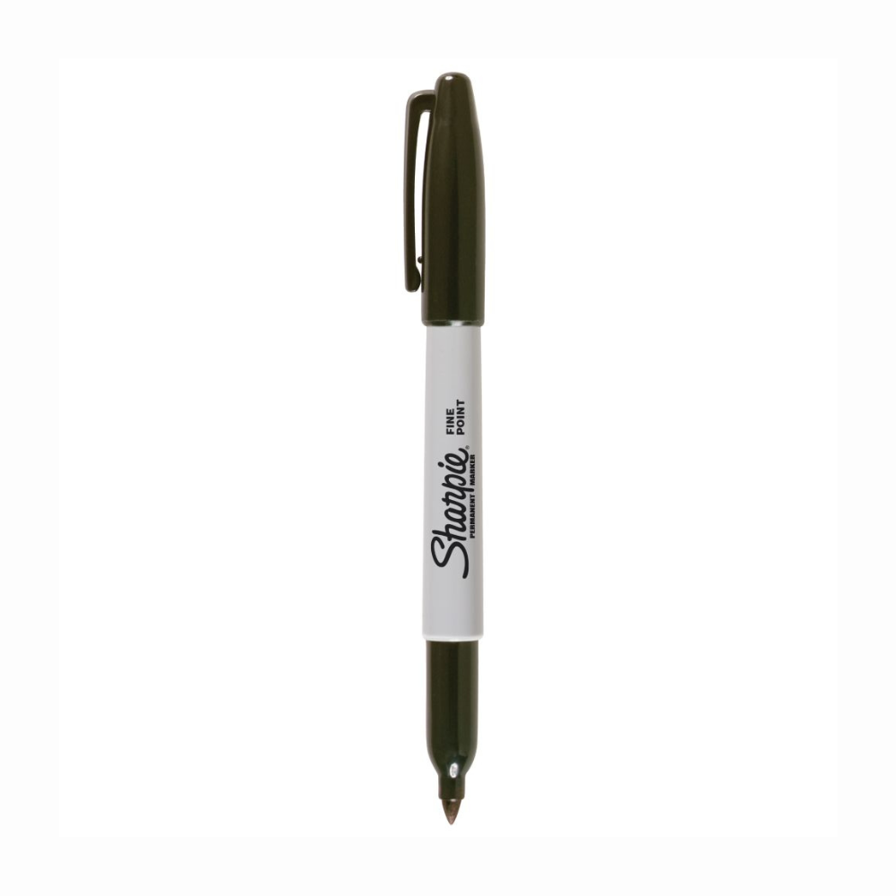 Sharpie Fine Point Permanent Markers Black Set of 2