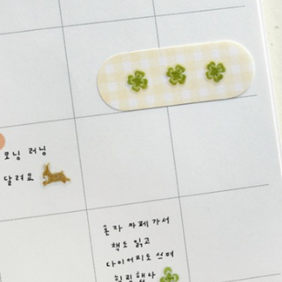 Suatelier Sticker Mini Series - Deco.22 (Clover Field) — detail view