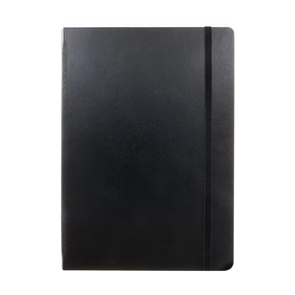 将图片加载到图库查看器，Leuchtturm1917 A5 Medium Hardcover Notebook - Ruled / Black
