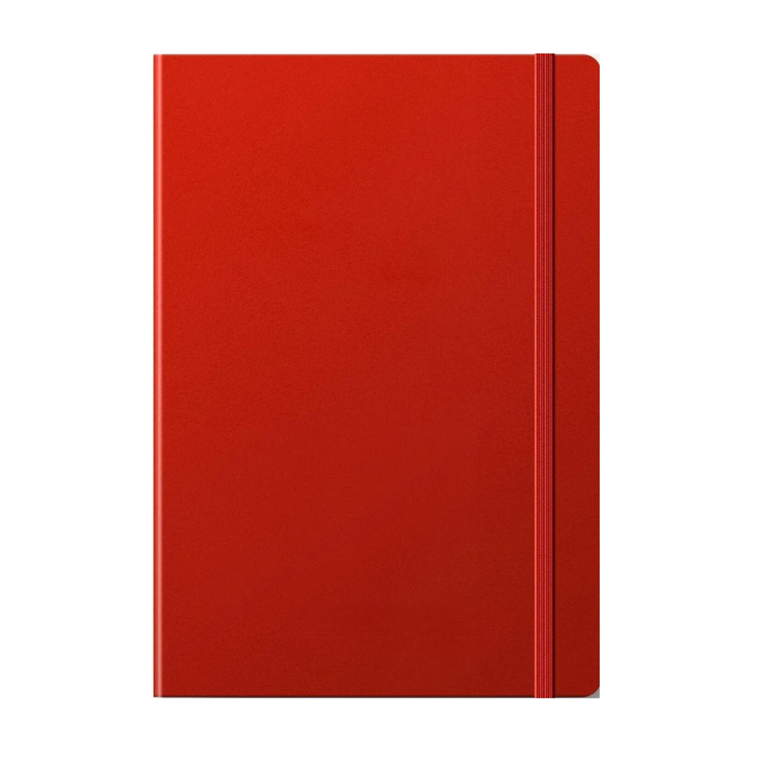 Leuchtturm1917 A5 Medium Hardcover Notebook in Plain / Red — Leuchtturm1917 notebook — quality writing journal with premium paper, at Cityluxe Singapore stationery store