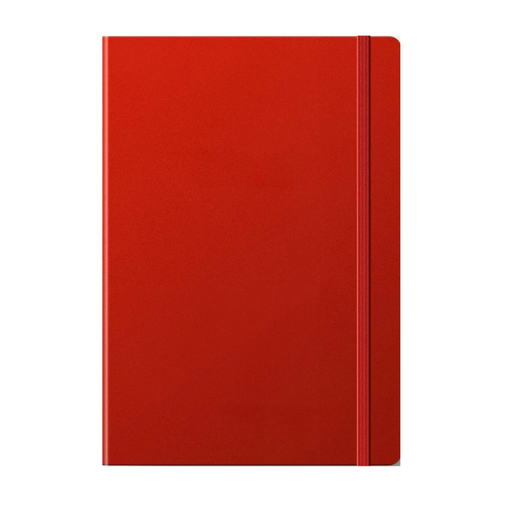 Leuchtturm1917 A5 Medium Hardcover Notebook in Plain / Red — Leuchtturm1917 notebook — quality writing journal with premium paper, at Cityluxe Singapore stationery store