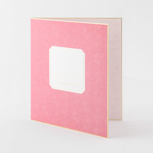 Midori Folded Message Cardboard with Translucent Sticker & Envelope