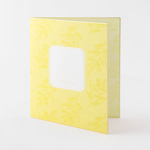 Midori Folded Message Cardboard with Translucent Sticker & Envelope