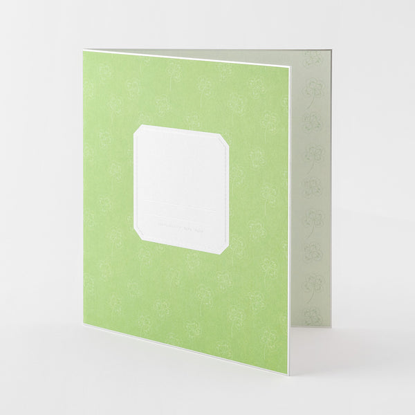 Load image into Gallery viewer, Midori Folded Message Cardboard with Translucent Sticker &amp; Envelope
