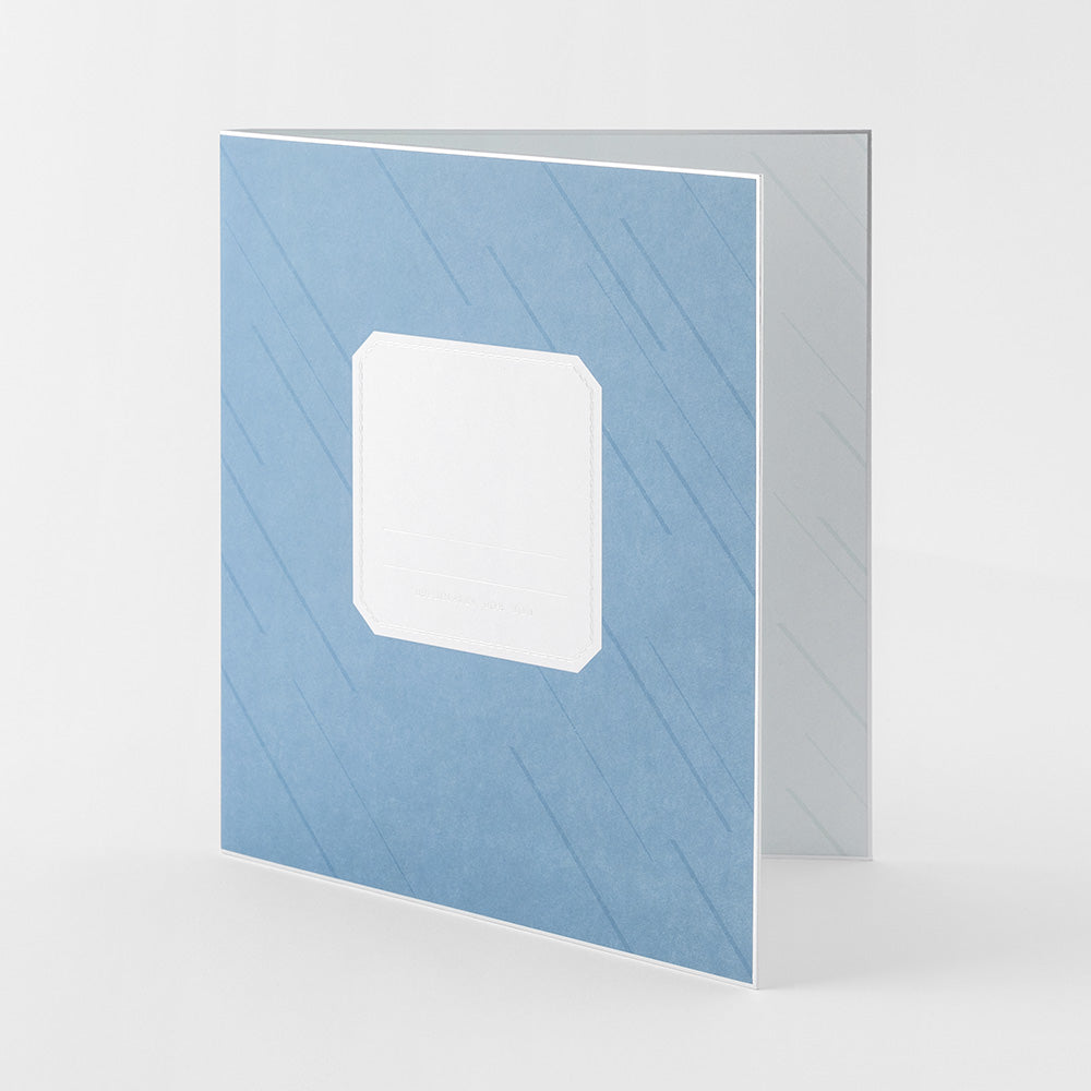 Midori Folded Message Cardboard with Translucent Sticker &amp; Envelope — Midori greeting cards — premium stationery and lifestyle, at Cityluxe Singapore
