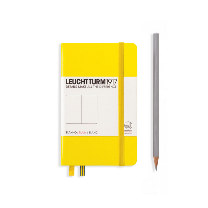 Leuchtturm1917 A6 Pocket Hardcover Notebook - Plain / Lemon