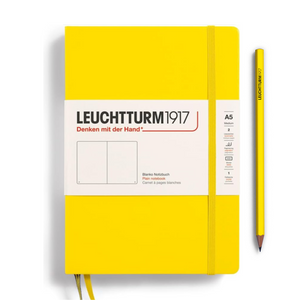 Leuchtturm1917 하드커버 A5 미디엄 노트북 레몬 - 일반