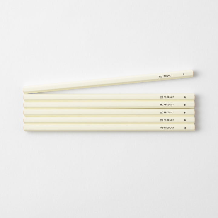 MD Pencil 6 pcs Set <B> — MD Paper pencil — quality graphite writing pencil, at Cityluxe Singapore