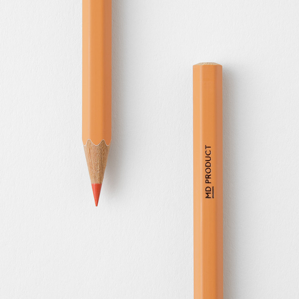 MD Color Pencil 6 pcs Set — writing at an angle