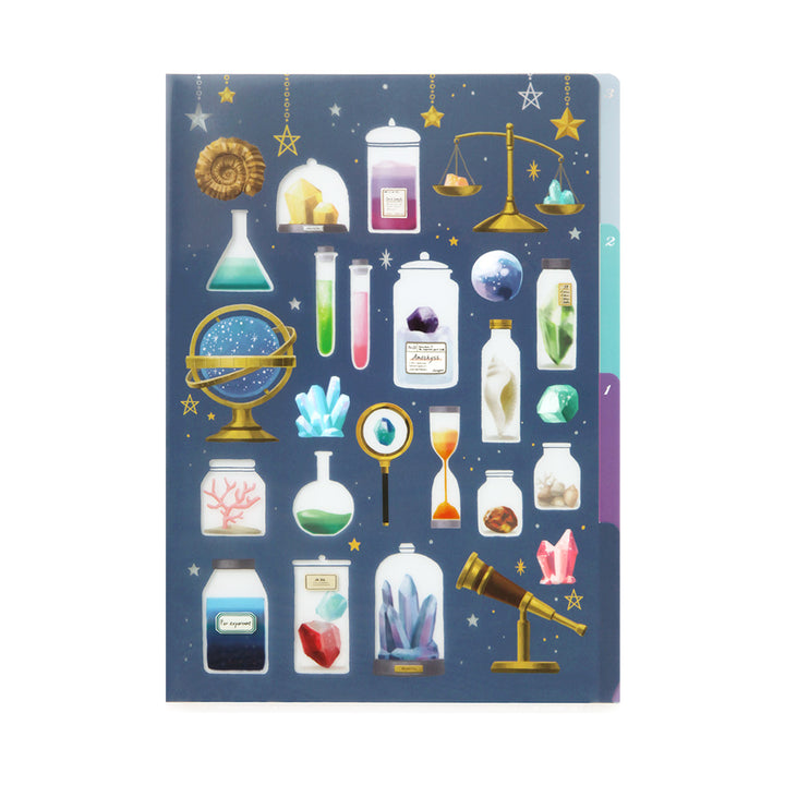 Midori 3 Pockets Clear Folder A4 Science Tools