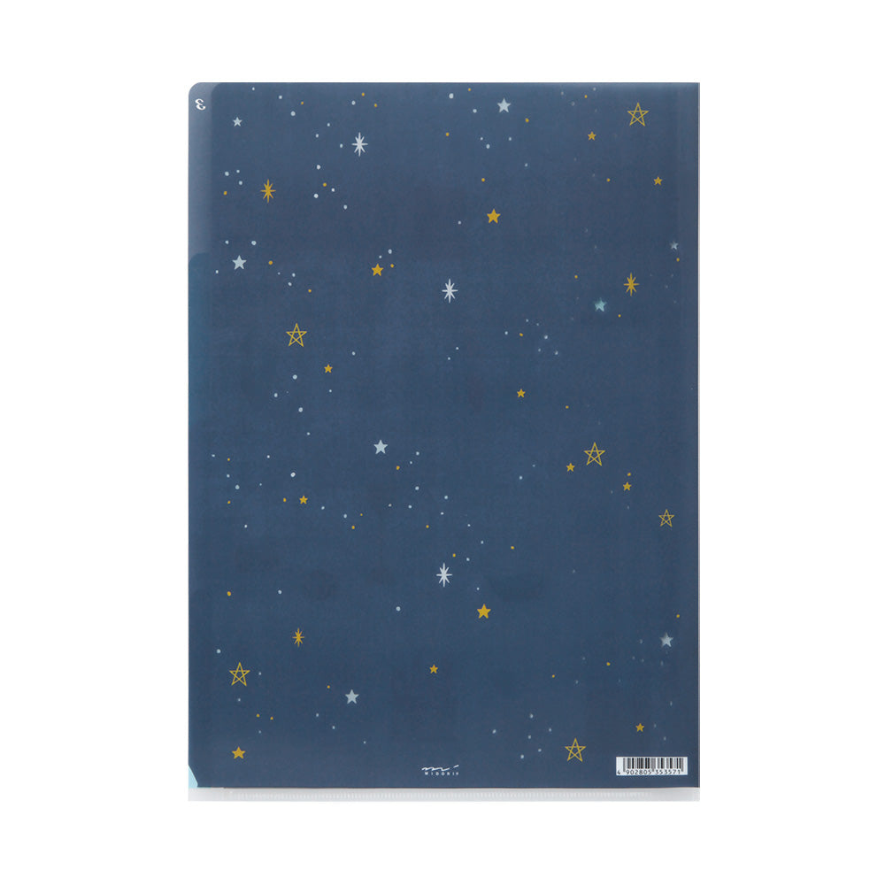 Midori 3 Pockets Clear Folder A4 Science Tools