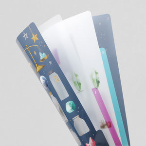 Midori 3 Pockets Clear Folder A4 Science Tools