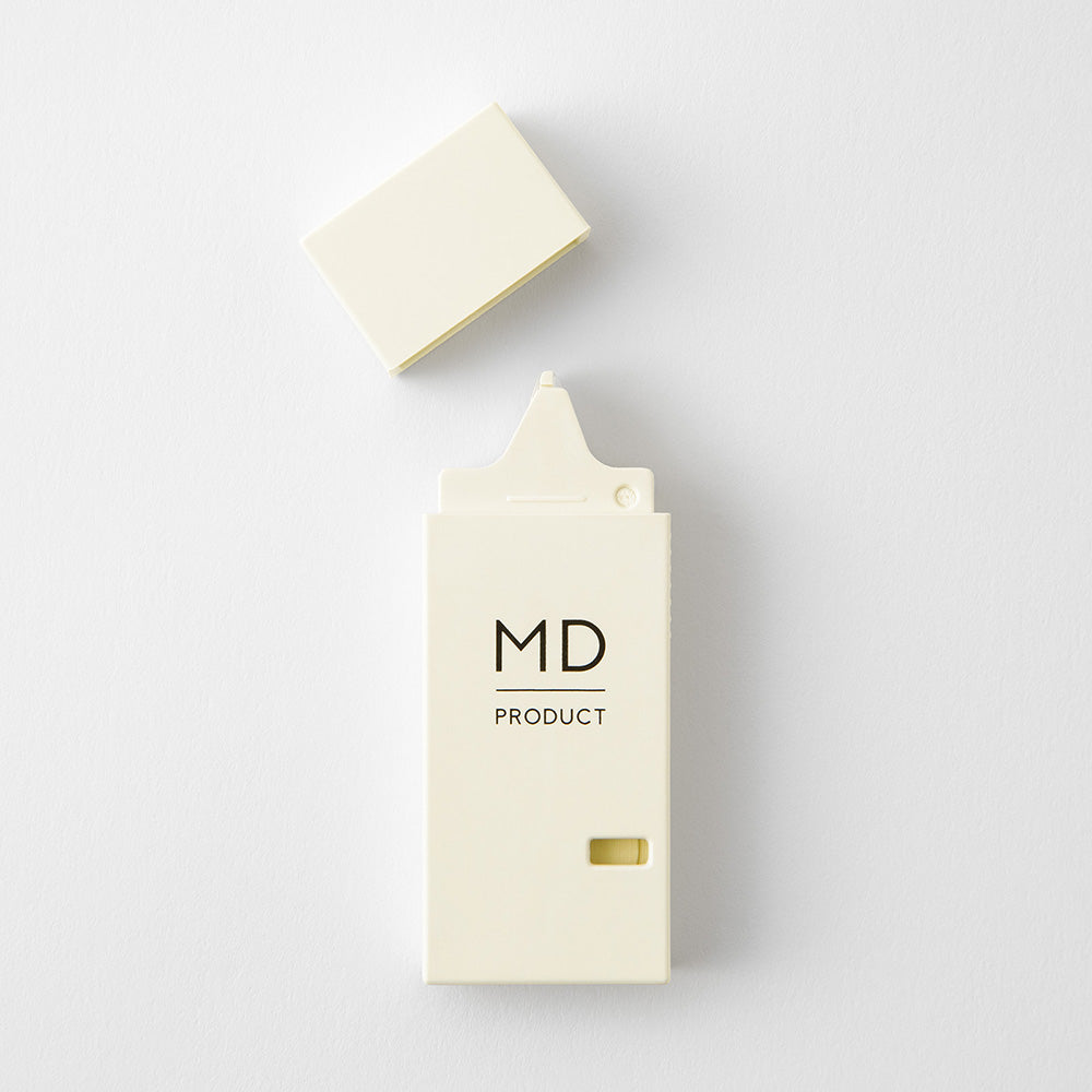 MD Correction Tape 6mm -Cream Tape — applied on surface