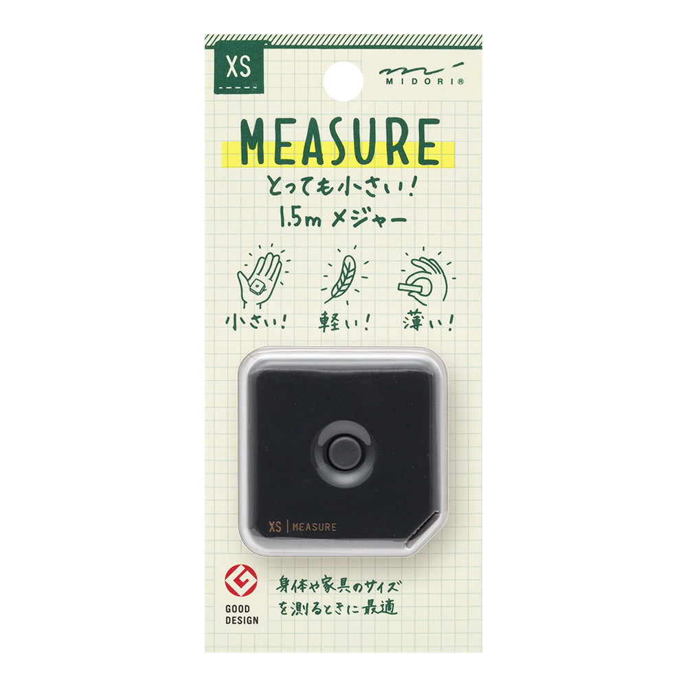 Midori XS Tape Measure (1.5M) — Midori tape measure — premium stationery and lifestyle, at Cityluxe Singapore