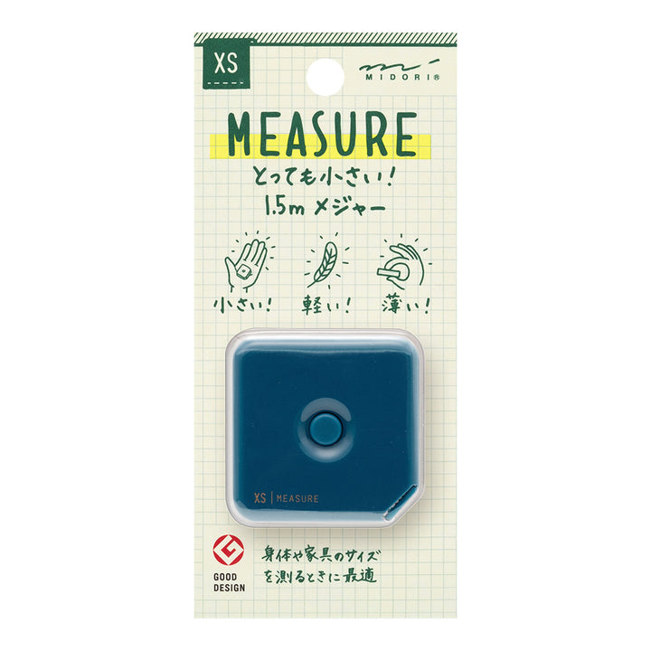 Midori XS Tape Measure (1.5M) — Midori tape measure — premium stationery and lifestyle, at Cityluxe Singapore