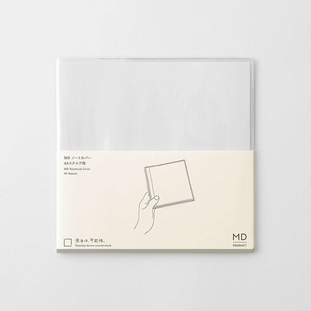 MD Notebook Cover <A5 Square> Clear A