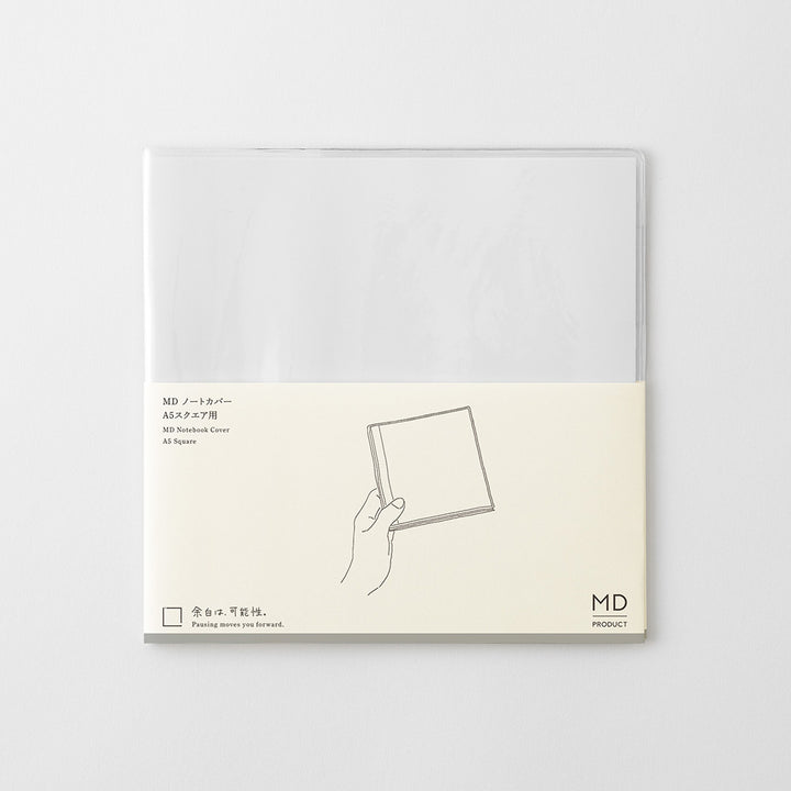 MD Notebook Cover <A5 Square> Clear A
