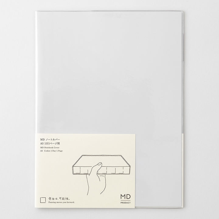 MD Notebook Cover <A5> Codex 1 Day 1 Page Clear A — MD Paper notebook — quality writing journal with premium paper, at Cityluxe Singapore stationery store