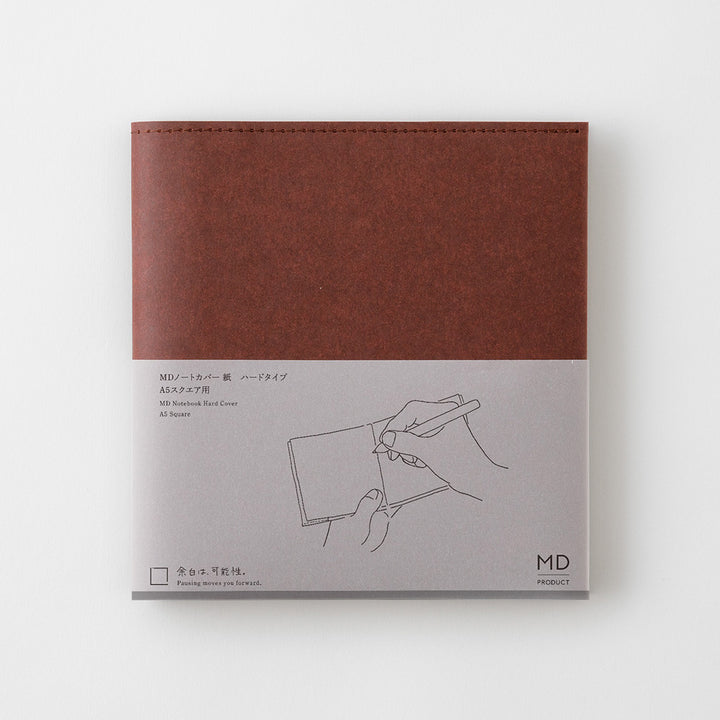 MD Notebook Hard Cover <A5 Square> Paper A — flat lay