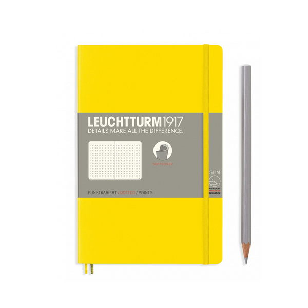 Load image into Gallery viewer, Leuchtturm1917 B6+ Softcover Notebook - Dotted / Lemon
