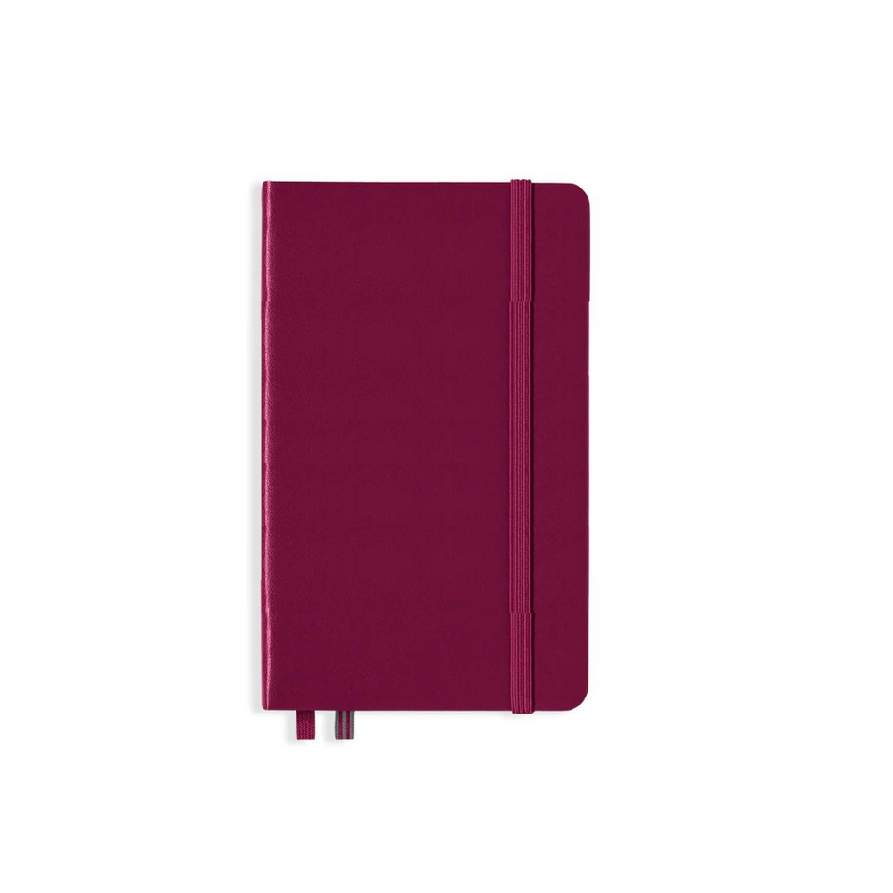 Leuchtturm1917 A6 Pocket Hardcover Notebook in Ruled / Port Red — Leuchtturm1917 notebook — quality writing journal with premium paper, at Cityluxe Singapore stationery store