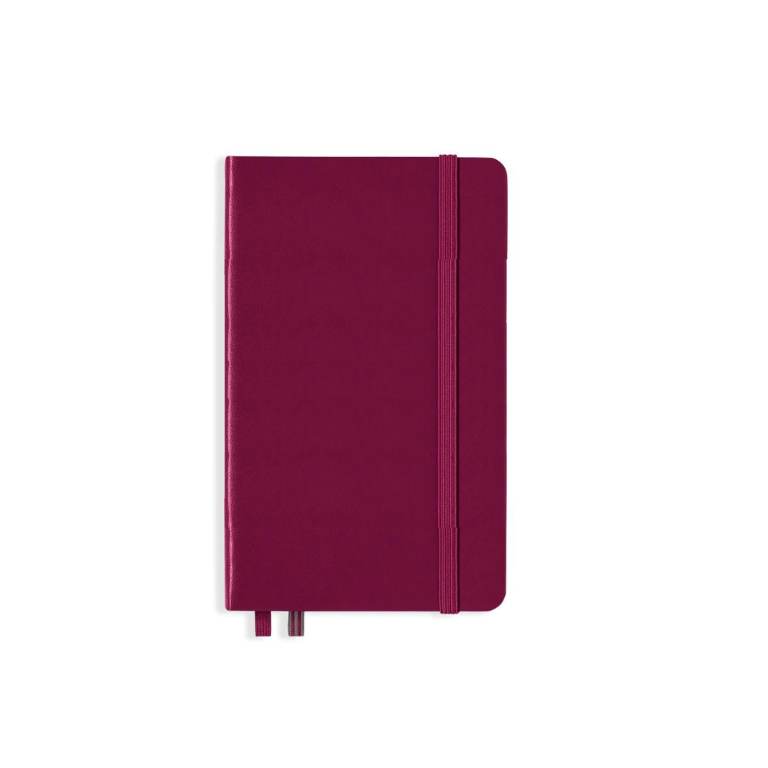 Leuchtturm1917 A6 Pocket Hardcover Notebook in Ruled / Port Red — Leuchtturm1917 notebook — quality writing journal with premium paper, at Cityluxe Singapore stationery store