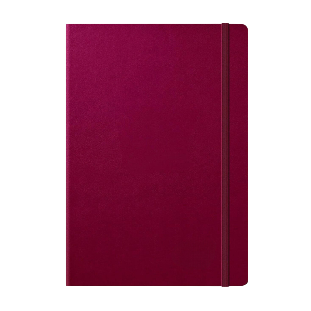 Leuchtturm1917 A5 Medium Softcover Notebook in Dotted / Port Red — Leuchtturm1917 notebook — quality writing journal with premium paper, at Cityluxe Singapore stationery store