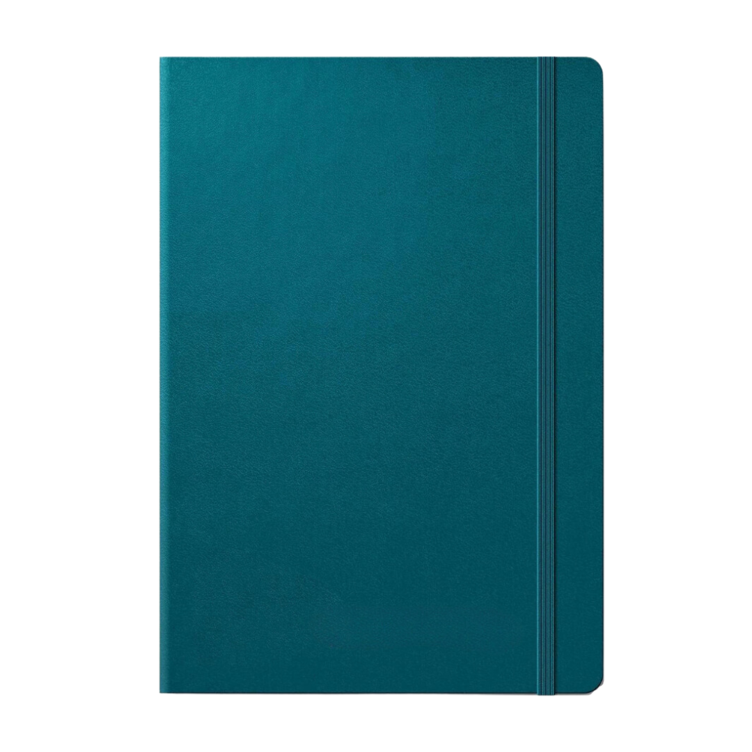 Leuchtturm1917 A5 Medium Softcover Notebook in Dotted / Pacific Green — Leuchtturm1917 notebook — quality writing journal with premium paper, at Cityluxe Singapore stationery store